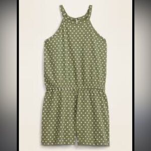 Old Navy Sleeveless High-Neck Romper for Girls 6-7 years